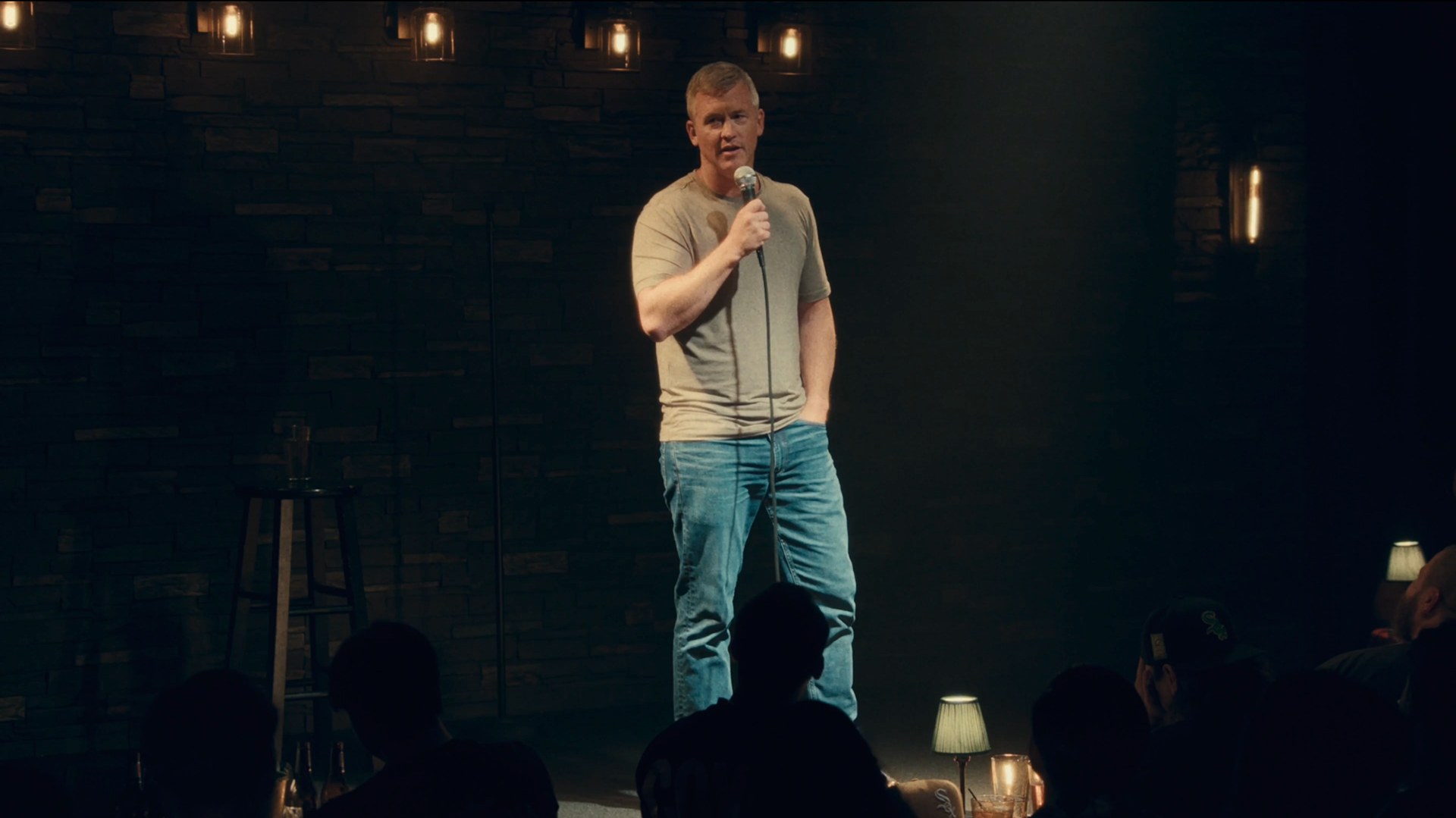 Matt McCusker on stage